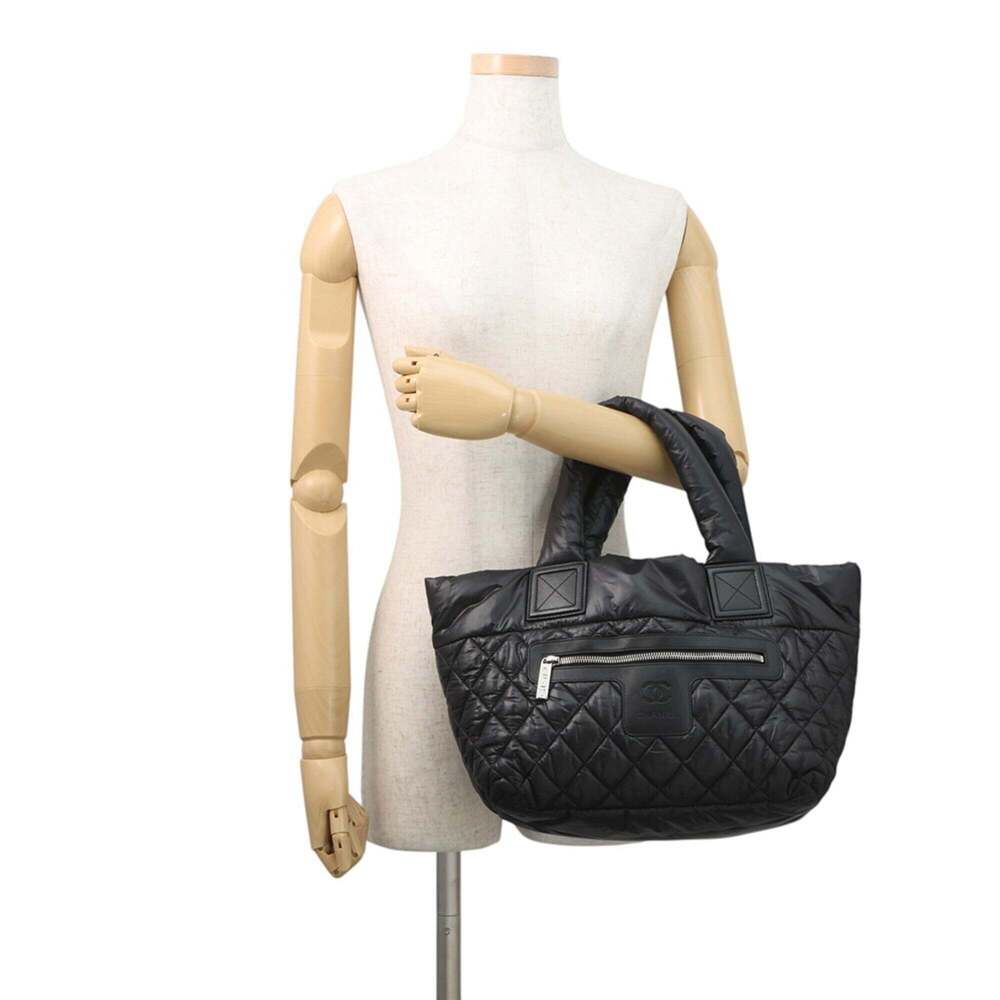 CHANEL Black Logo Tote Bag - Picture 4 of 15
